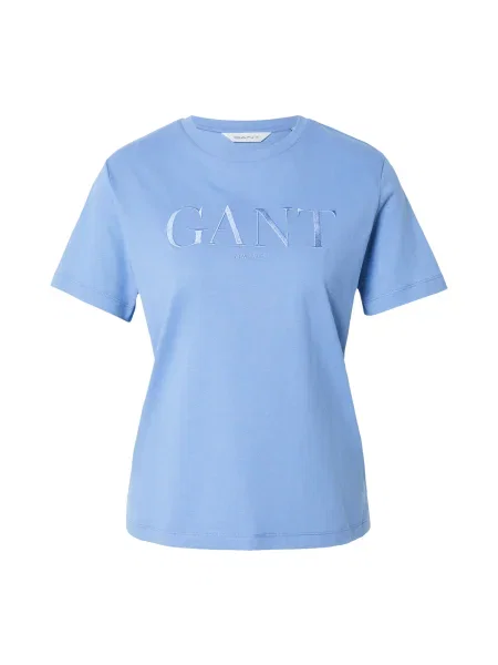GANT Tricou deschis albastru