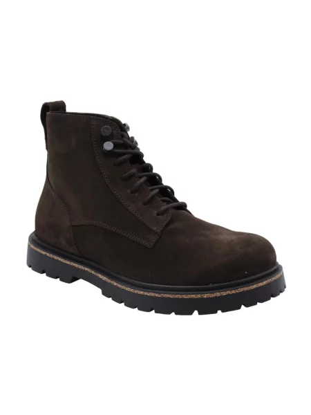 Botki Birkenstock zamszowe czarne