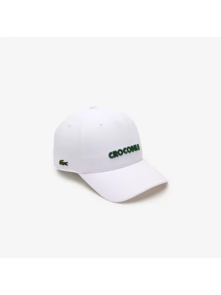 Lacoste кепка унісекс 3D вишивка біла