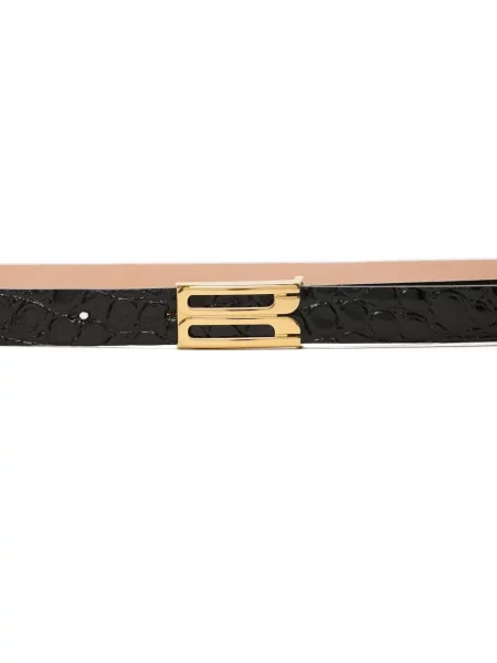 Curea Victoria Beckham din piele negru