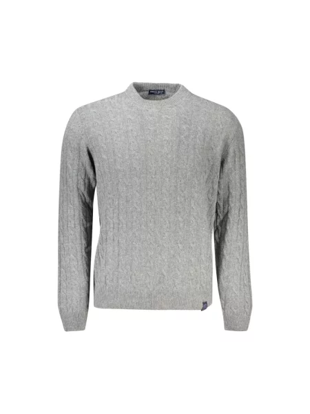 Sweter North Sails z kaszmiru z długim rękawem szary