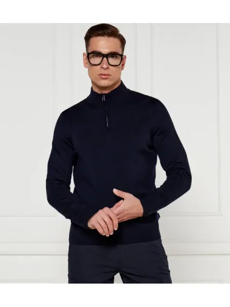 Pulover Boss Black de lână negru