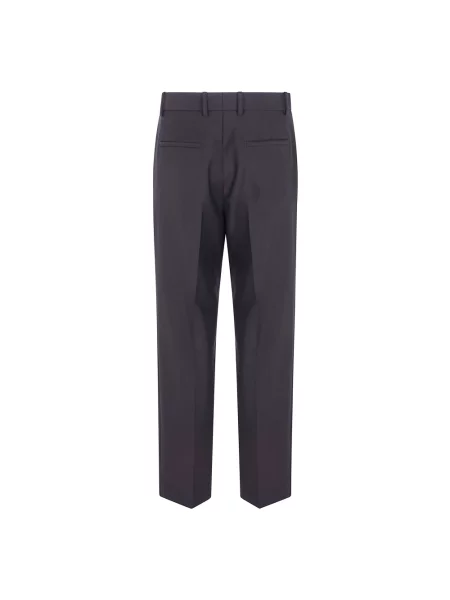 Spodnie Jil Sander brązowe