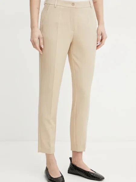 Fracomina pantaloni mulata medium waist bej