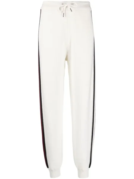 Pantaloni Tommy Hilfiger cu dungi alb