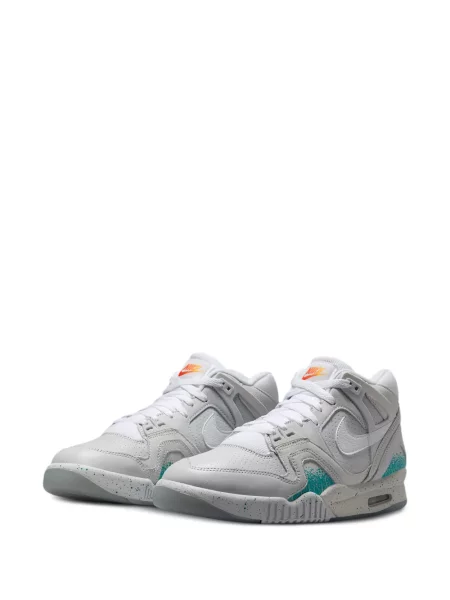 Sneakerși Nike Air Force 1 cu dungi cu imagine alergare gri