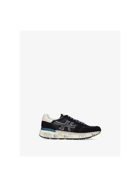 Premiata Sneakers MICK cu adaos de piele albastru