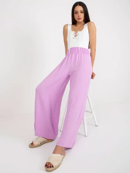 Pantaloni Fashionhunters violet
