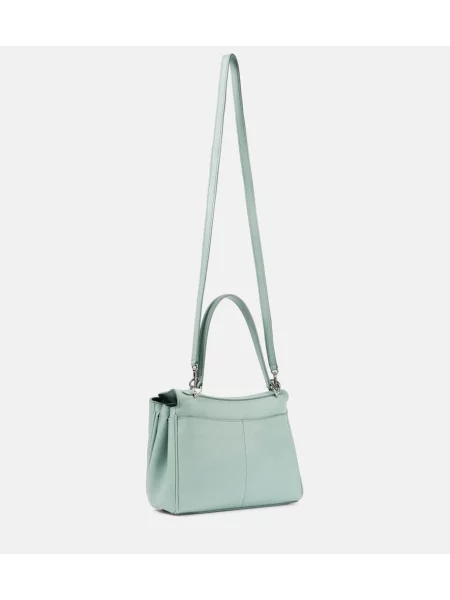 Geanta de piele Balenciaga din piele verde
