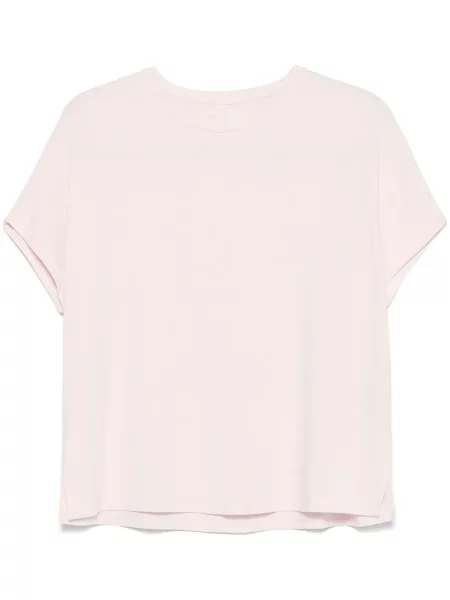 Tricou Majestic Filatures din jerseu roz
