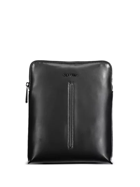 Táska Calvin Klein autogrammal fekete