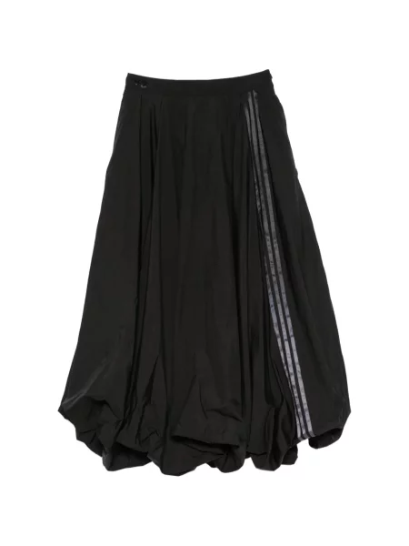 Fusta maxi Y-3 cu dungi negru