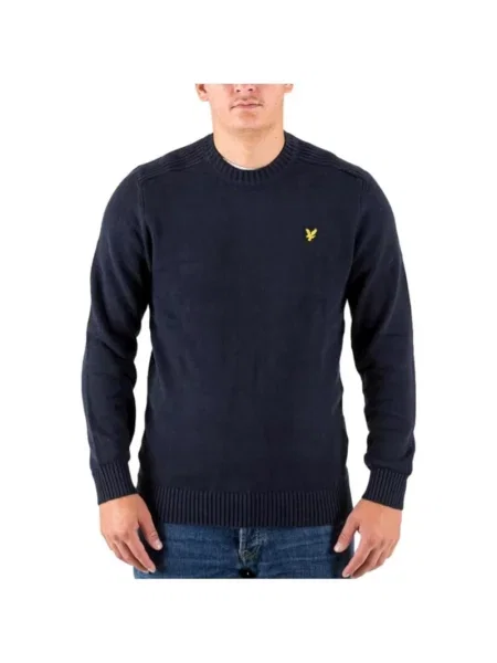 Sweter Lyle & Scott niebieski