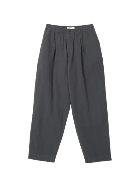 Pantaloni Universal Works din țesătură twill gri