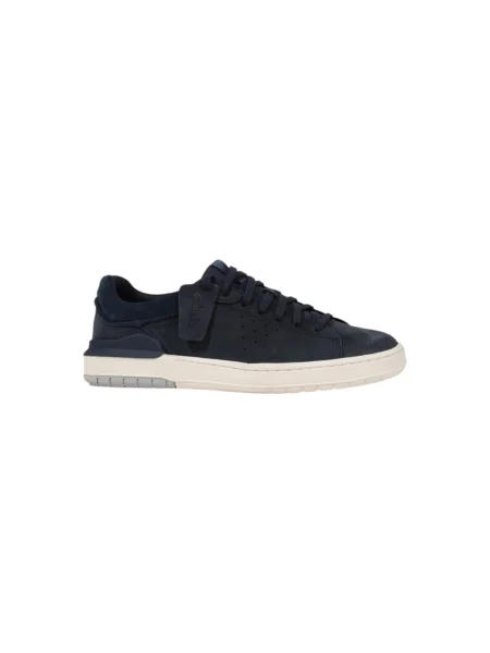 Teniși Clarks din piele albastru