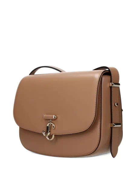Body Jimmy Choo din piele cu autograf maro