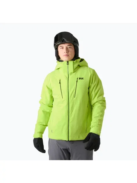 Geacă de schi pentru bărbați Helly Hansen Alpha luminous green verde