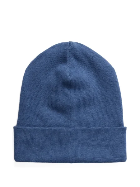 Dlouhá pruhovaná s límcem kšiltovka Polo Ralph Lauren modrá