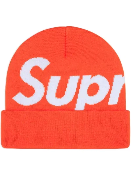 Шапка Supreme оранжево