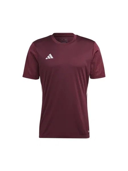 Tricou Adidas din jerseu bordo