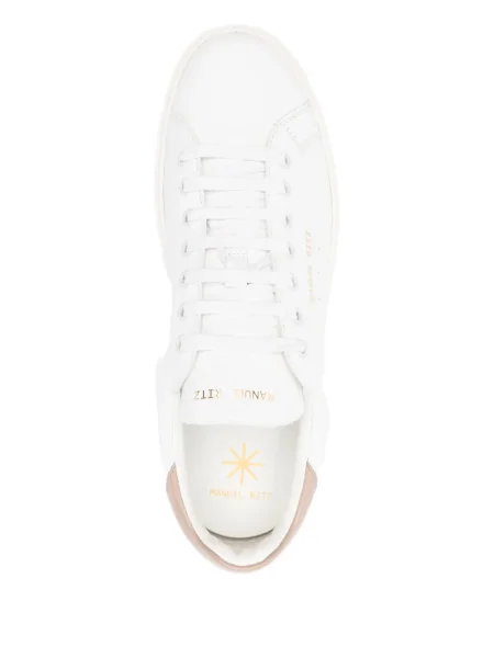 Sneakerși Manuel Ritz din piele alb