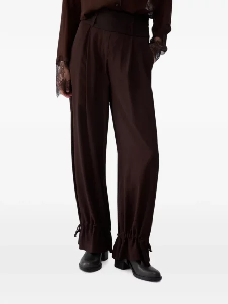 Pantaloni Liu Jo cu cordon maro