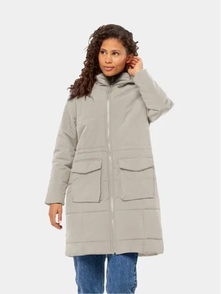 Jack Wolfskin Geacă de iarnă White Frost Parka Gri alb