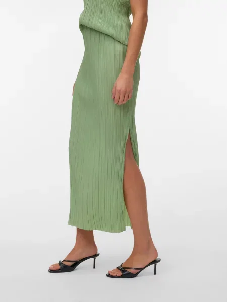 VERO MODA Fustă VMMALENE' verde