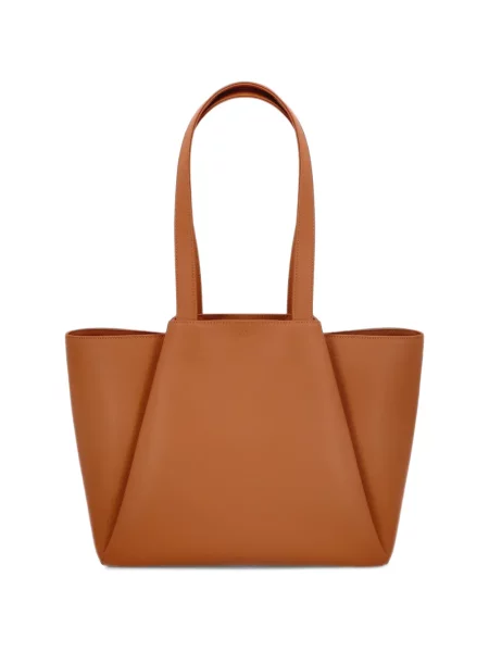 Geantă shopper Kaai din piele maro