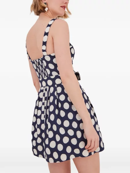 Rochie mini Cara Cara cu buline albastru