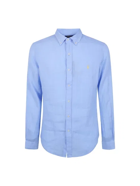 Koszula Polo Ralph Lauren z długim rękawem niebieska