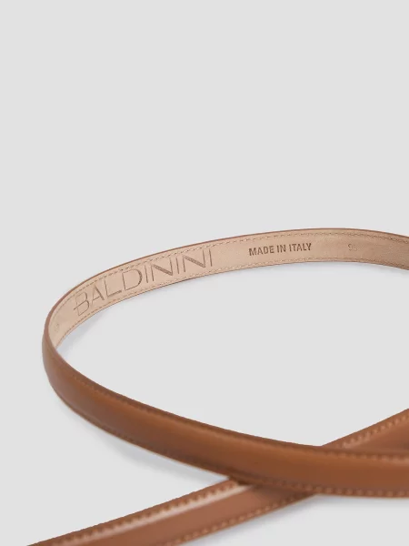 Кожаный ремень Baldinini коричневый