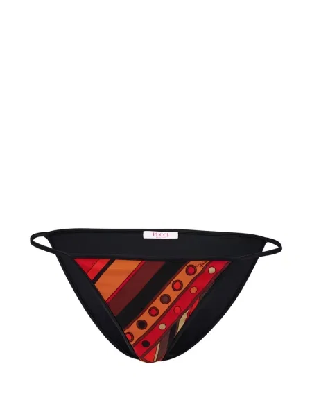 Bikini Pucci cu imagine cu imprimeu geometric negru
