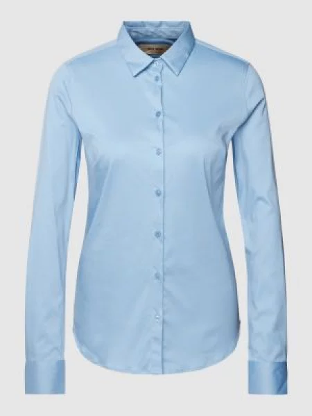 Mos Mosh koszula regular z kołnierzykiem klasycznym niebieski