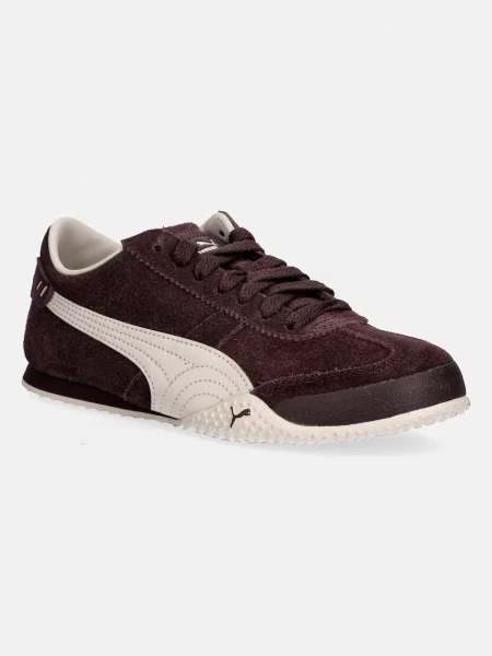 Puma Bella Classic sneakers pentru femei din piele întoarsă maro