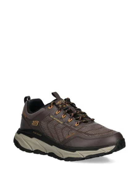 Tenisice Skechers s vezicama s čipkom smeđa