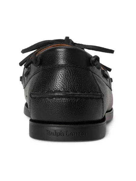 Polo Ralph Lauren mokasyny skórzane Merton Boat czarne