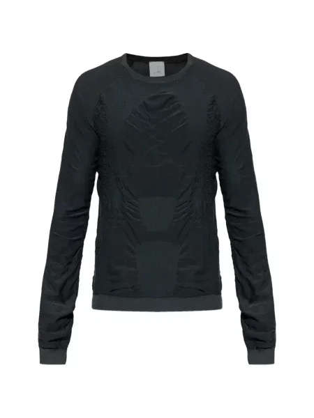 Dlouhý svetr Roa s volány černý