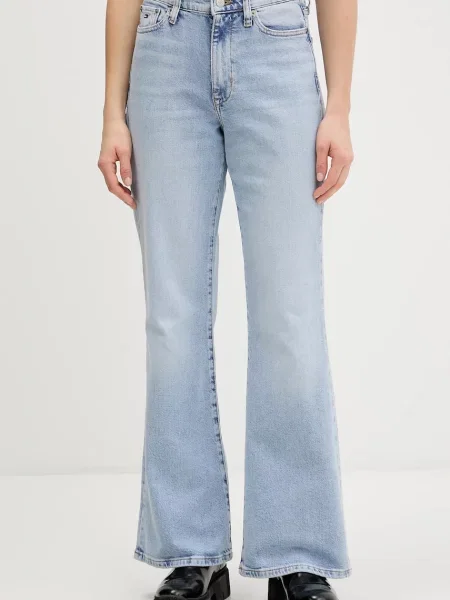 Tommy Jeans Blugi Bella Flare Fit albastru
