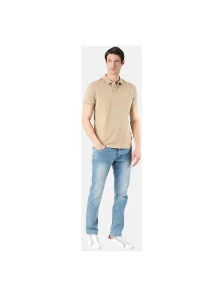 Koszulka polo U.s Polo Assn. beżowa