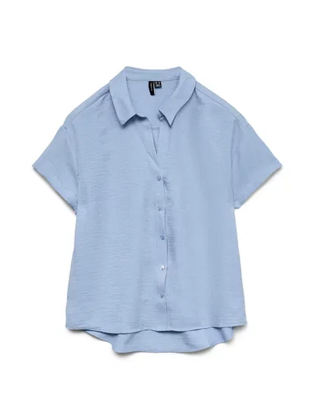 VERO MODA Bluză VMMelaney deschis albastru