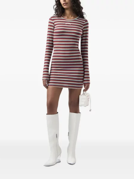 Rochie mini Gcds tricotate roșu