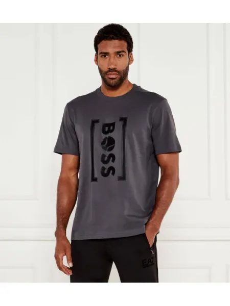 BOSS GREEN Póló Iconic TL | Relaxed fit zöld