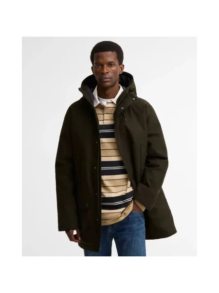 Parka Barbour wodoszczelna zielona