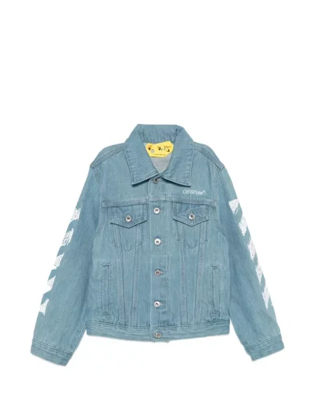 Kurtka jeansowa dziecięca Off-white biała