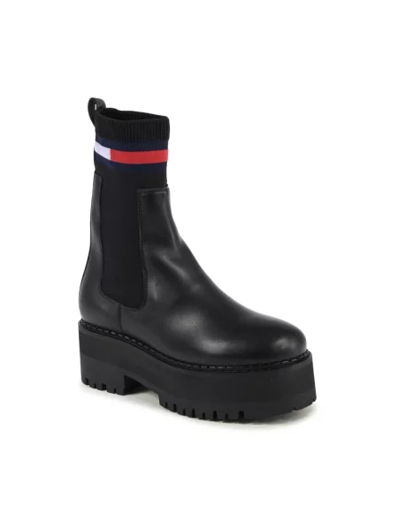 Sztyblety Tommy Jeans czarne