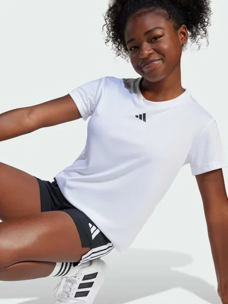 Детская спортивная футболка Adidas белая