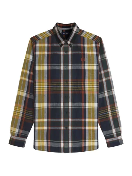 Kockovaná košeľa Fred Perry modrá