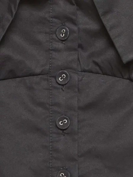 Lung top Self-portrait negru
