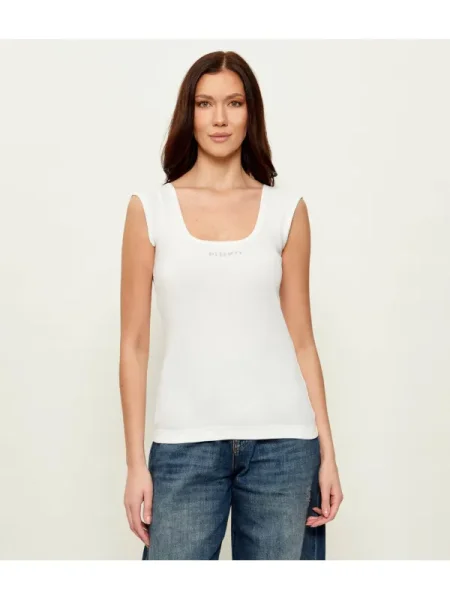 Pinko Bluză TENACE | Slim Fit alb